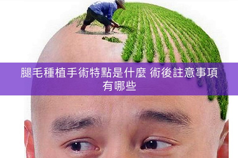 腿毛種植手術特點是什麼 術後註意事項有哪些