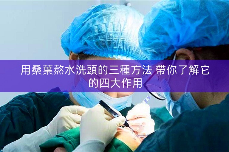 用桑葉熬水洗頭的三種方法 帶你了解它的四大作用